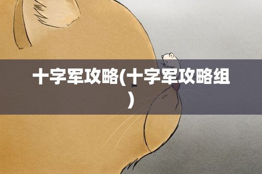 十字军攻略(十字军攻略组)