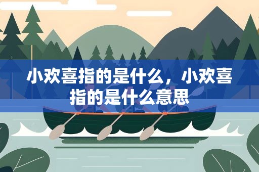 小欢喜指的是什么，小欢喜指的是什么意思