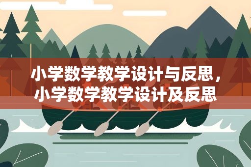 小学数学教学设计与反思，小学数学教学设计及反思