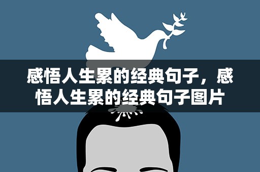 感悟人生累的经典句子，感悟人生累的经典句子图片