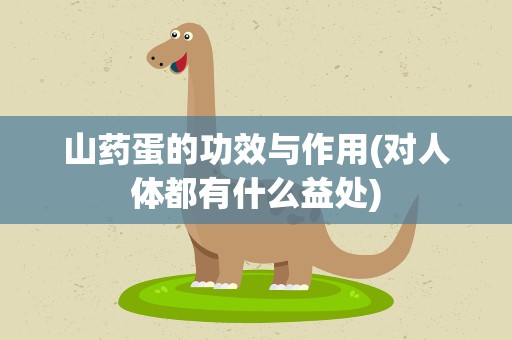 山药蛋的功效与作用(对人体都有什么益处)