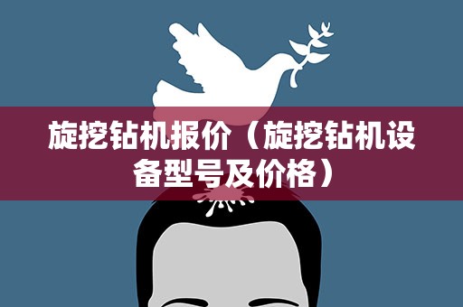 旋挖钻机报价（旋挖钻机设备型号及价格）