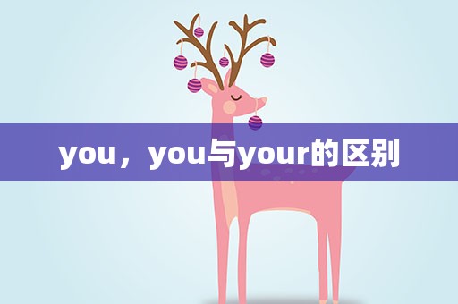 you，you与your的区别