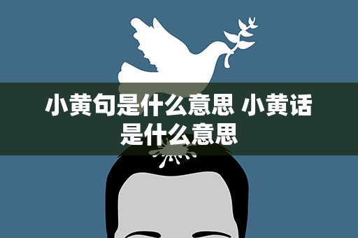 小黄句是什么意思 小黄话是什么意思