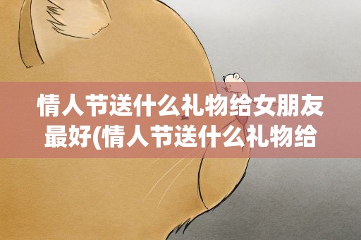 情人节送什么礼物给女朋友最好(情人节送什么礼物给女朋友好呢)