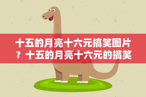 十五的月亮十六元搞笑图片？十五的月亮十六元的搞笑图片