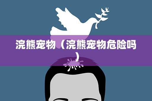 浣熊宠物（浣熊宠物危险吗）