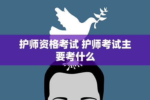 护师资格考试 护师考试主要考什么