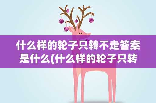 什么样的轮子只转不走答案是什么(什么样的轮子只转不走(答案))