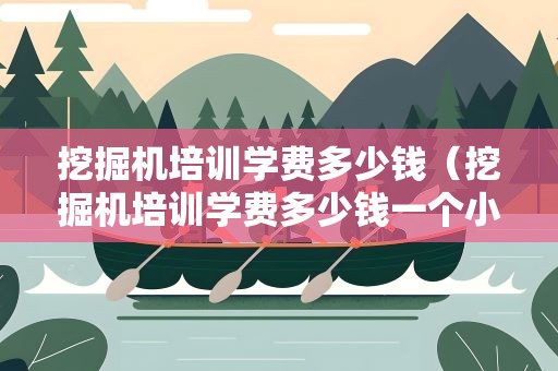 挖掘机培训学费多少钱（挖掘机培训学费多少钱一个小时）