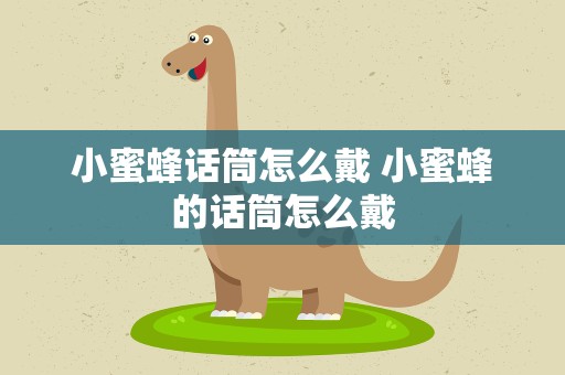 小蜜蜂话筒怎么戴 小蜜蜂的话筒怎么戴