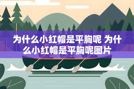为什么小红帽是平胸呢 为什么小红帽是平胸呢图片