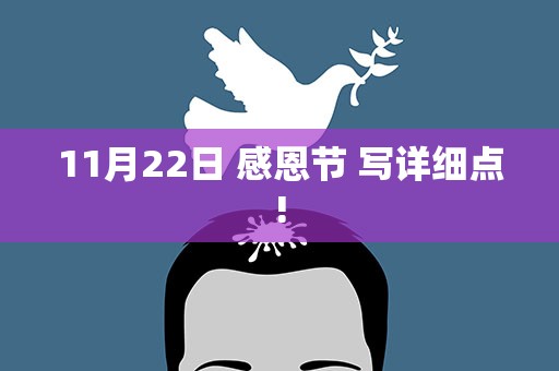 11月22日 感恩节 写详细点!