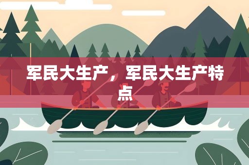 军民大生产，军民大生产特点