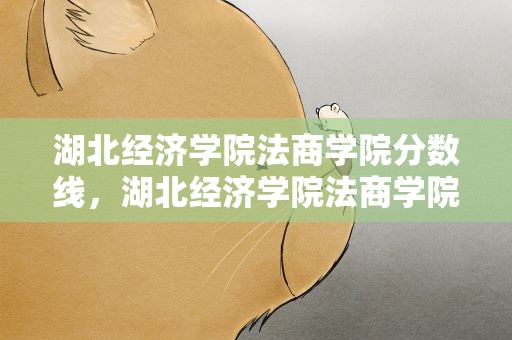 湖北经济学院法商学院分数线，湖北经济学院法商学院2021录取分数线