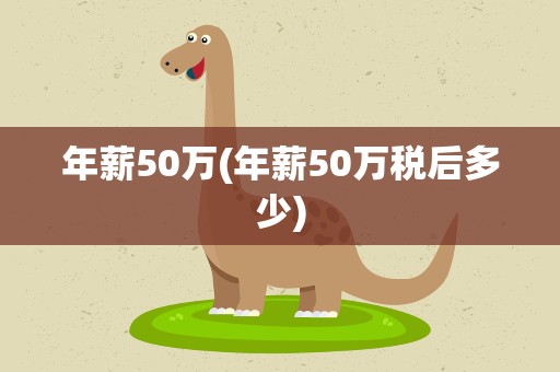 年薪50万(年薪50万税后多少)