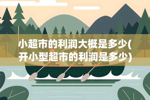 小超市的利润大概是多少(开小型超市的利润是多少)
