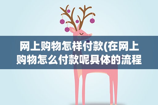 网上购物怎样付款(在网上购物怎么付款呢具体的流程什么)