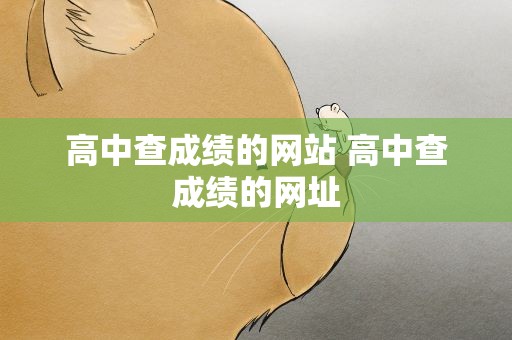 高中查成绩的网站 高中查成绩的网址