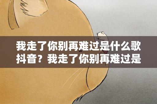 我走了你别再难过是什么歌抖音？我走了你别再难过是什么歌抖音歌词