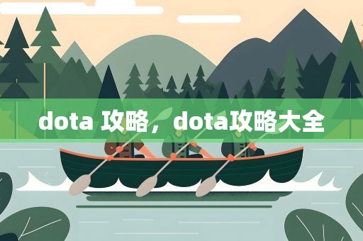 dota 攻略，dota攻略大全