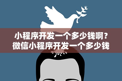 小程序开发一个多少钱啊？微信小程序开发一个多少钱啊