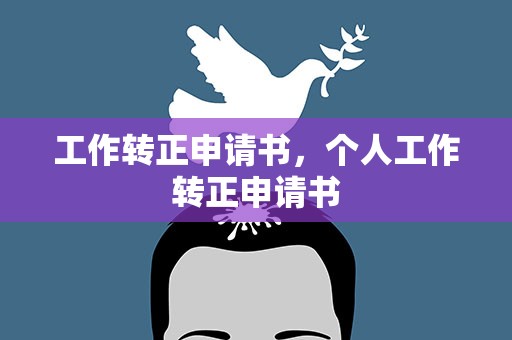 工作转正申请书，个人工作转正申请书