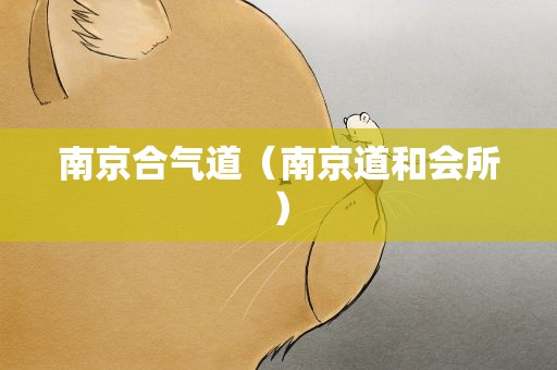 南京合气道（南京道和会所）