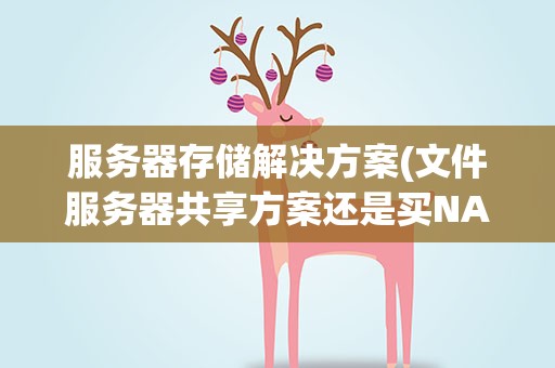 服务器存储解决方案(文件服务器共享方案还是买NAS网络存储器)