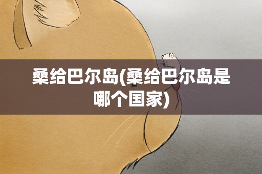 桑给巴尔岛(桑给巴尔岛是哪个国家)