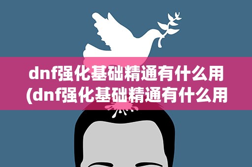 dnf强化基础精通有什么用(dnf强化基础精通有什么用处)