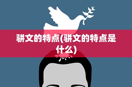 骈文的特点(骈文的特点是什么)