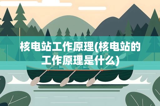 核电站工作原理(核电站的工作原理是什么)