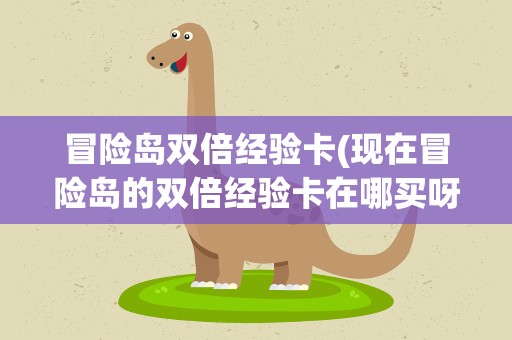 冒险岛双倍经验卡(现在冒险岛的双倍经验卡在哪买呀)