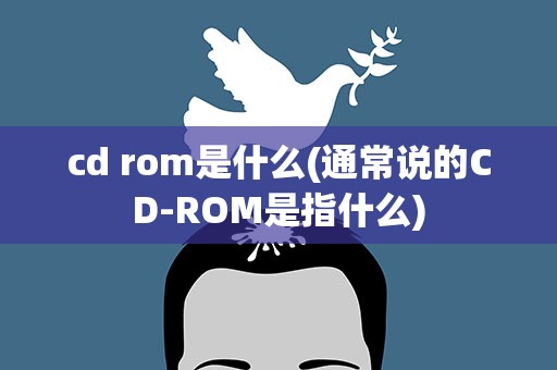 cd rom是什么(通常说的CD-ROM是指什么)