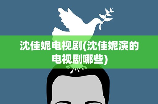 沈佳妮电视剧(沈佳妮演的电视剧哪些)