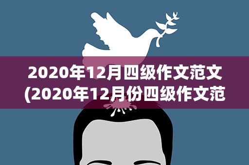 2020年12月四级作文范文(2020年12月份四级作文范文)