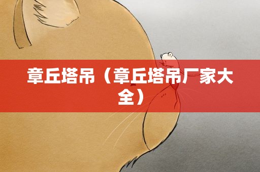 章丘塔吊（章丘塔吊厂家大全）