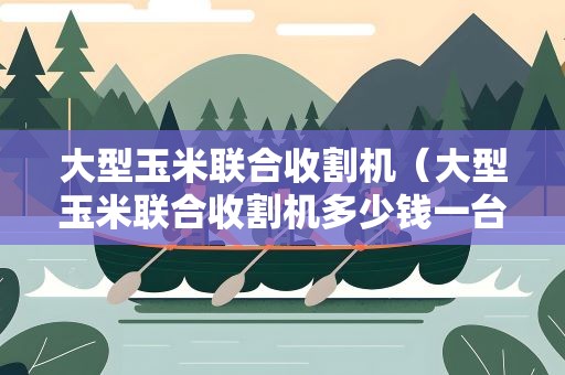 大型玉米联合收割机（大型玉米联合收割机多少钱一台）