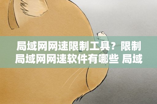 局域网网速限制工具？限制局域网网速软件有哪些 局域网内怎么限制别人网速