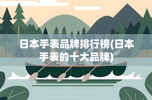日本手表品牌排行榜(日本手表的十大品牌)