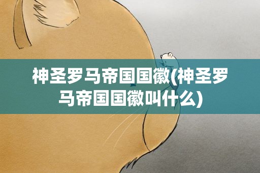 神圣罗马帝国国徽(神圣罗马帝国国徽叫什么)