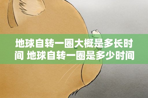 地球自转一圈大概是多长时间 地球自转一圈是多少时间