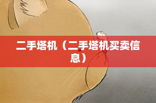 二手塔机（二手塔机买卖信息）