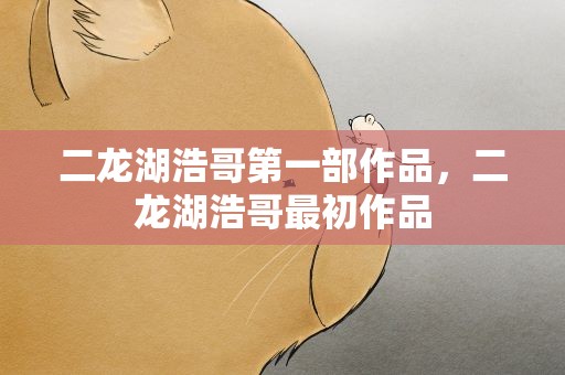 二龙湖浩哥第一部作品，二龙湖浩哥最初作品