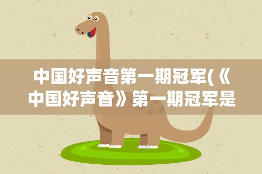 中国好声音第一期冠军(《中国好声音》第一期冠军是谁)