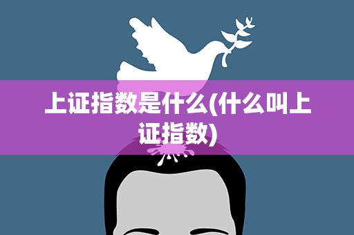 上证指数是什么(什么叫上证指数)