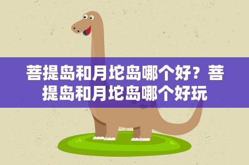 菩提岛和月坨岛哪个好？菩提岛和月坨岛哪个好玩