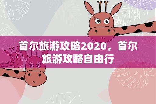 首尔旅游攻略2020，首尔旅游攻略自由行