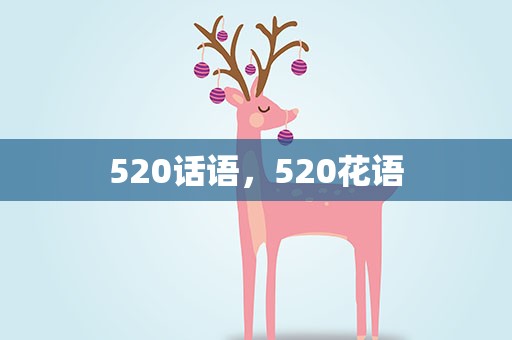 520话语，520花语